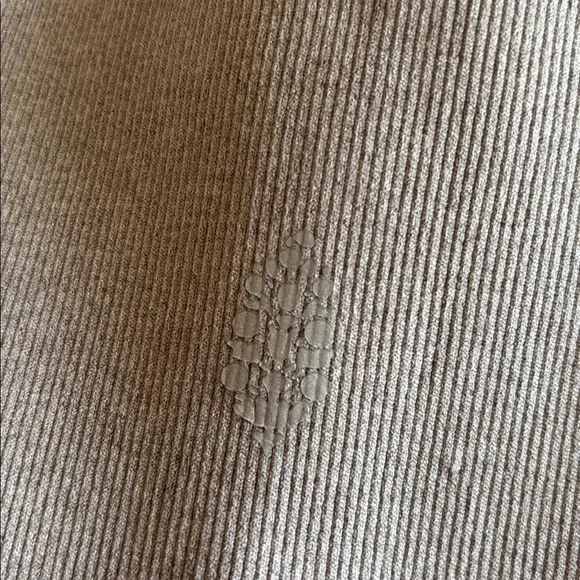 Free People Movement ribbed pull on stretchy light grey legging pants xs/s - Picture 5 of 10